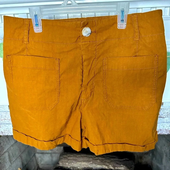 By Anthropologie cargo shorts size 32 fall neutral casual bohemian - Picture 1 of 3